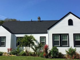 white and black houses